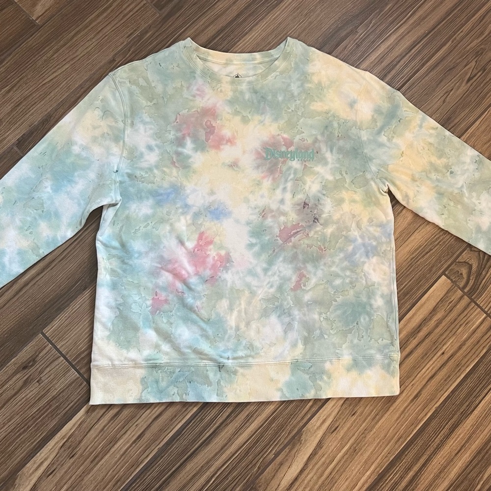 Disneyland pastel tie dye sweatshirt Easter large